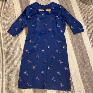 Vintage satin dress.